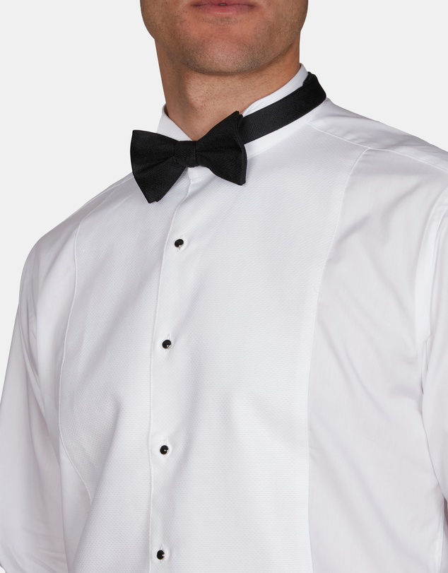 Abelard - Classic Fit Wing Collar Marcella Stud Front Dinner Shirt