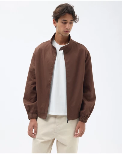 AERE - Organic Cotton Bomber Jacket