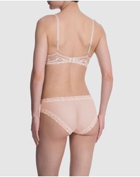Natori - Feathers Lightly Padded Wired Plunge Bra