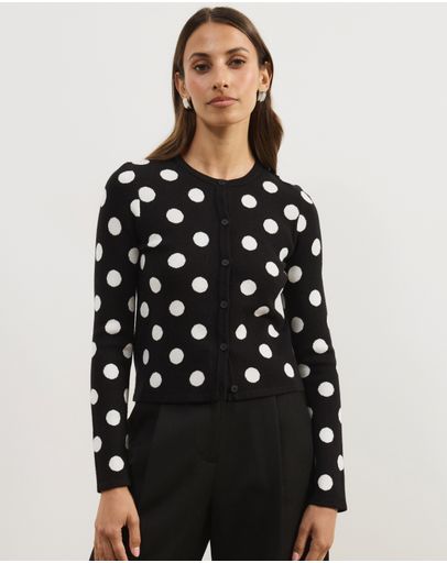 Black & White Polkadot