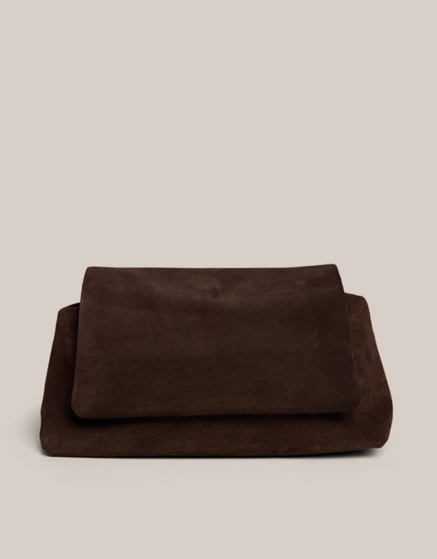 VESTIRSI - Celeste Dark Chocolate Clutch Crossbody Bag