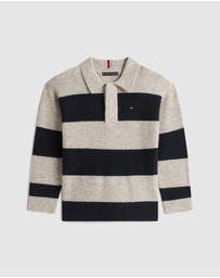 Tommy Hilfiger - Wool Blend Rugby Sweater - Teens