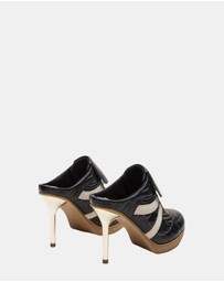 Steve Madden - Kadin Black Multi Heels