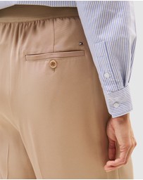 Tommy Hilfiger - Vis Twill Pull On Wide Leg Pants