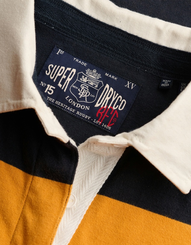 Superdry - Heritage Stripe Rugby Top