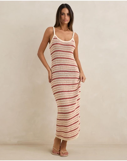 Rhythm - Tami Stripe Knit Maxi Dress