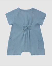 Susukoshi - Denim Mechanic Baby Suit Shorts