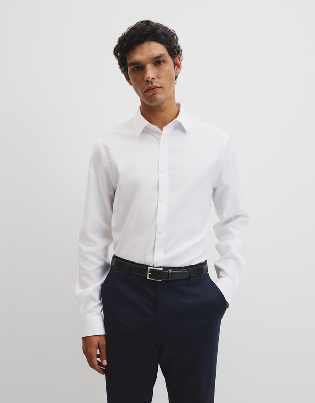 Country Road - Slim Fit Textured Travel Shirt