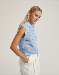 Oxford - Tory Cotton Knitted Vest