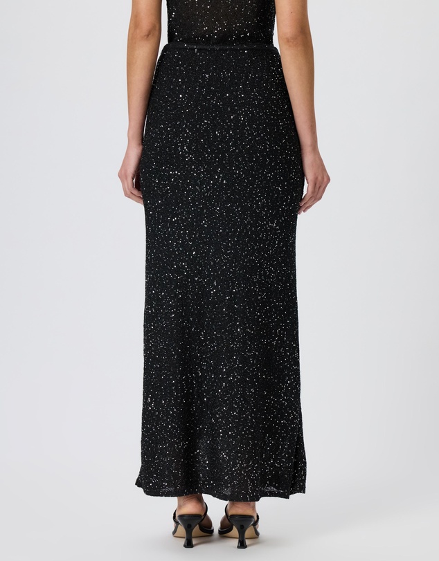 Tussah - Emilia Sequin Knit Column Maxi Skirt