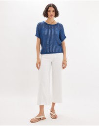 Amelius - Greta Short Sleeve Knit Top