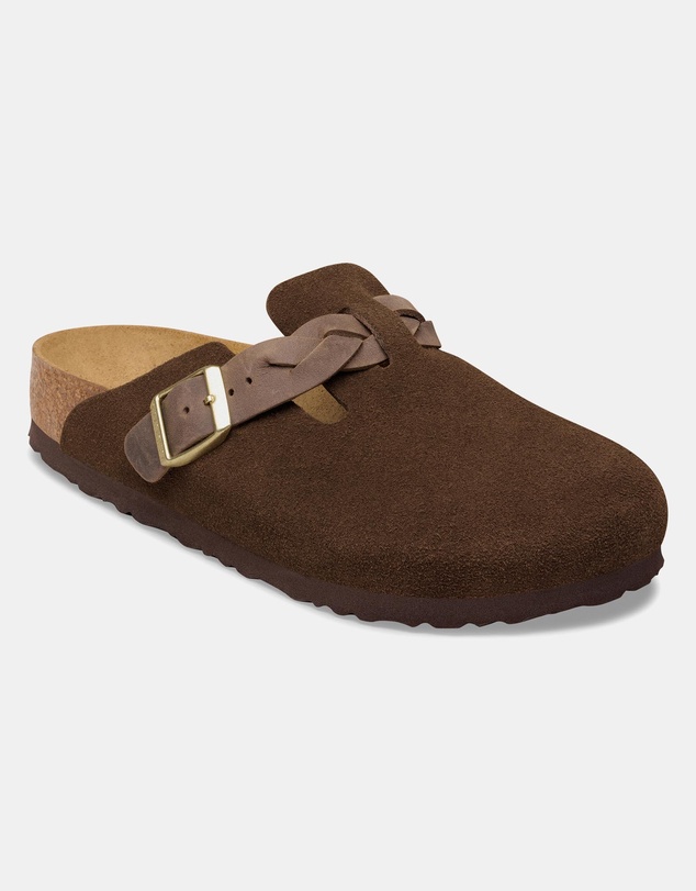 Birkenstock - Boston Braided Suede Leather Narrow - Unisex ICONIC EXCLUSIVE