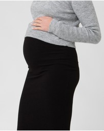 Ripe Maternity - Ribbed Knit Pencil Skirt