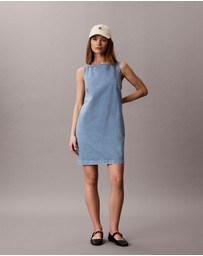 Calvin Klein Jeans - V-Neck Denim Shift Dress