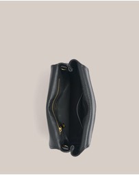 VESTIRSI - Sloane Black Leather Convertible Clutch