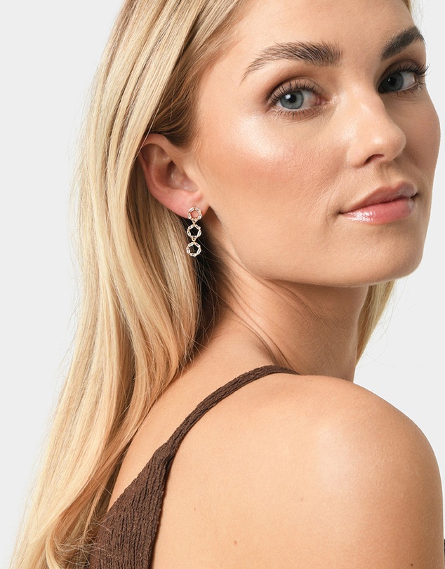 Forcast - Naya 16k Gold Plated Earrings
