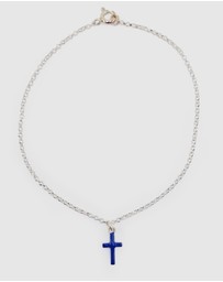 Izoa - Blue Cross Bracelet