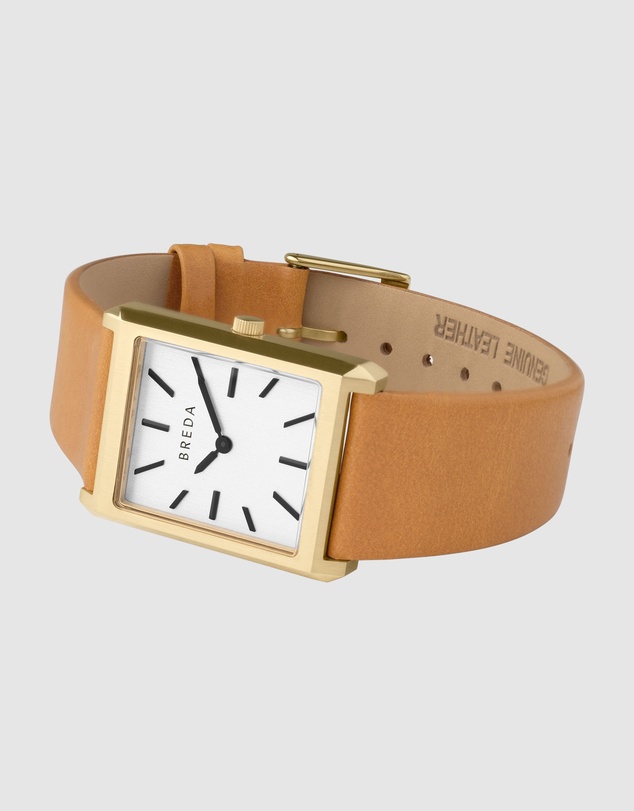 Breda - Virgil Leather Band Watch, 26MM