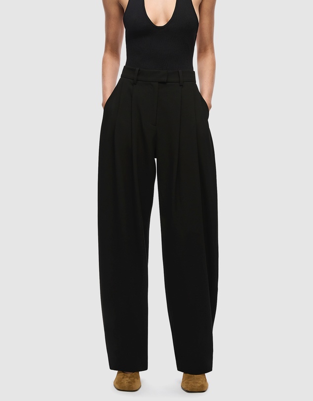 MISHA - Mezzaluna Pleated Barrell Leg Trousers