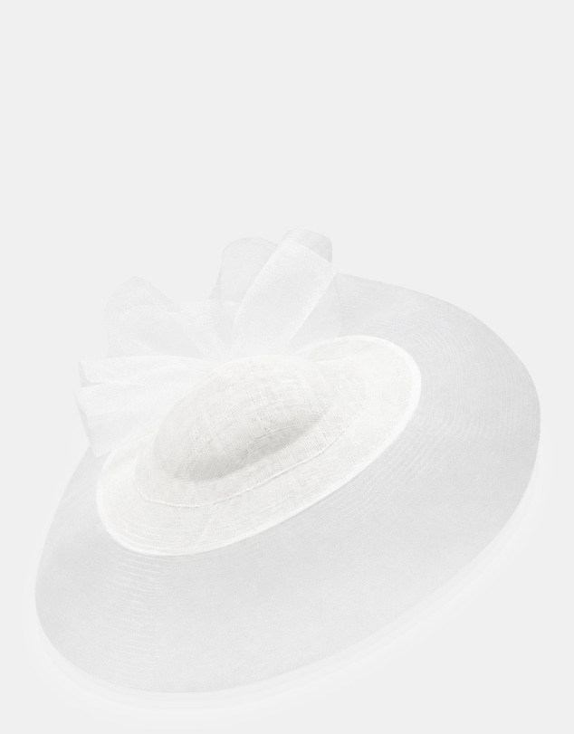 Morgan & Taylor - Julia Fascinator in White