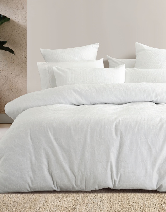 Bambury - Ogee Jacquard Polycotton Quilt Cover Set