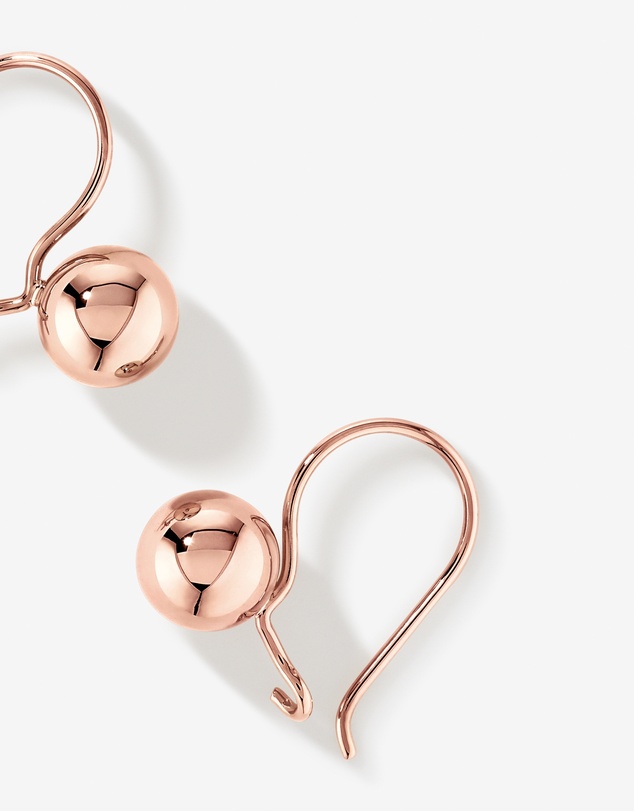 Michael Hill - 7mm Euroball Earrings in 10kt Rose Gold