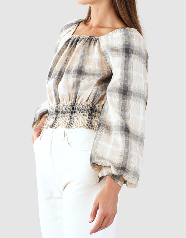 Amelius - Sydney Check Long Sleeve Top