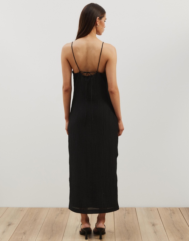 Atmos&Here - Plisse Maxi Slip Dress