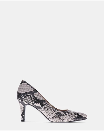 Naturalizer - Evie Pump - Black/White Snake