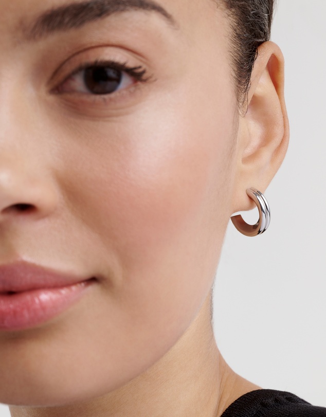 Ted Baker - HILYA: Hidden Heart Small Hoop Earrings