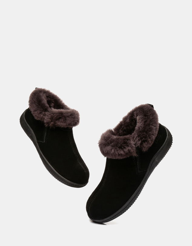 EVERAU - Australian Shepherd Ugg Daley Slipper Cow Suede Upper House Shoes