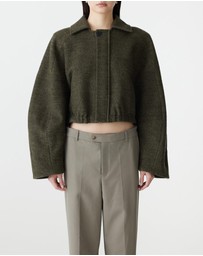 Bassike - Woollen Zip Front Jacket
