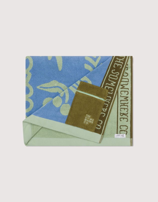 The Somewhere Co - Tropicalia Premium Cotton Beach Towel