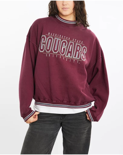 Vintage by The Real Deal - Pre Loved - Vintage 90s NCAA Washington State Cougars Sweatshirt