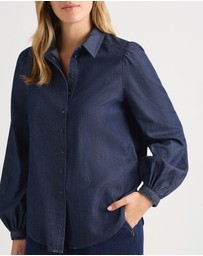 David Lawrence - Ellena Chambray Blouse