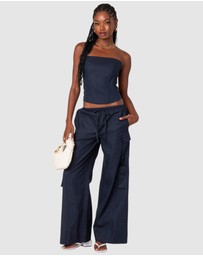 EDIKTED - Bristol Linen Look Corset