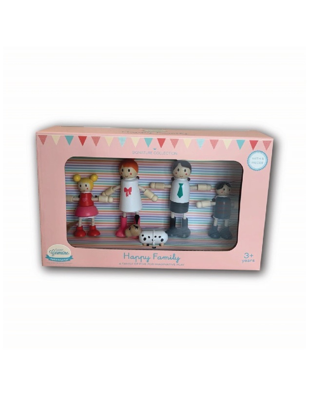 Saint Germaine - Doll House Happy Family 5 Piece