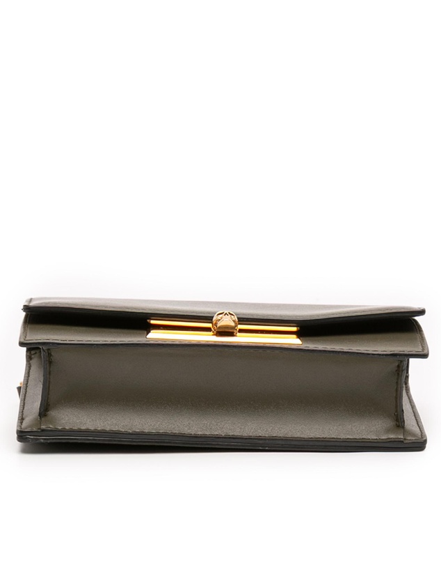 Pre-Loved by Azura Reborn - Pre-Loved Mini Leather Skull Lock Top Handle Bag