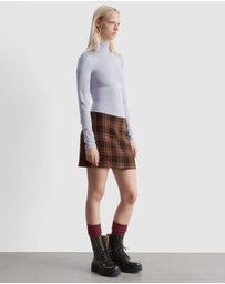 & Other Stories - Checked Mini Skirt