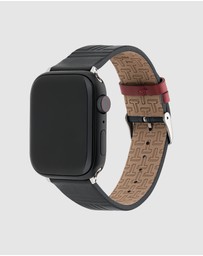 Ted Baker - Ted Baker Apple Band - Black Leather Strap