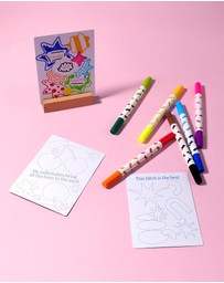 Journey Of Something - Colour Your Own Adult Affirmation Cards