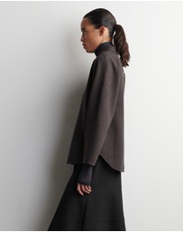 COS - Rounded Wool-Blend Shirt