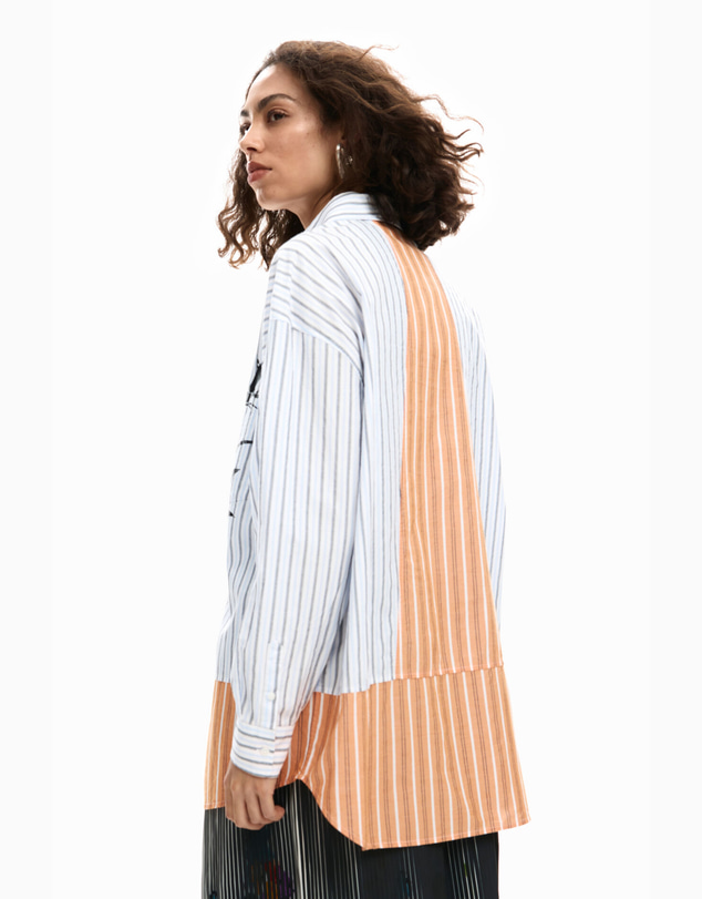Desigual - Long striped shirt