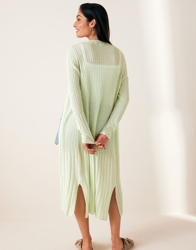 NEXT - Longine Linen Rib Cardigan
