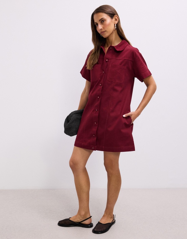 The Fated - Gracie Mini Shirt Dress