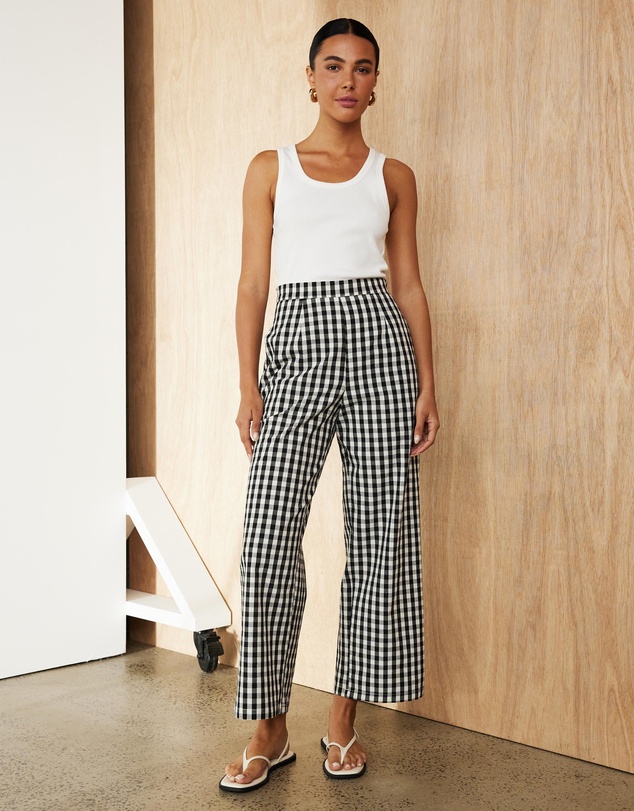 Atmos&Here - Larisa Gingham Pants
