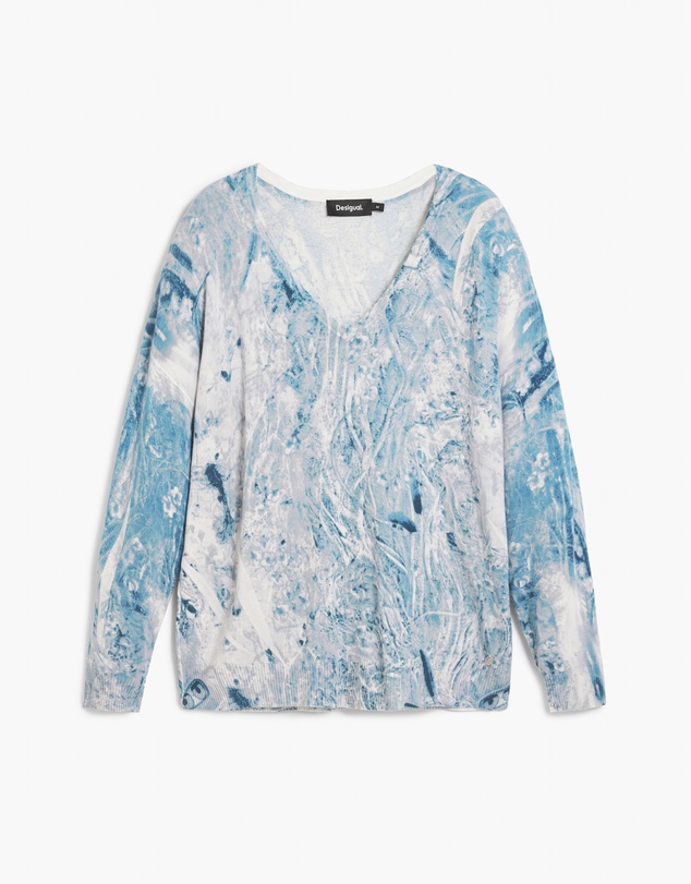 Desigual - Fine collage sweater
