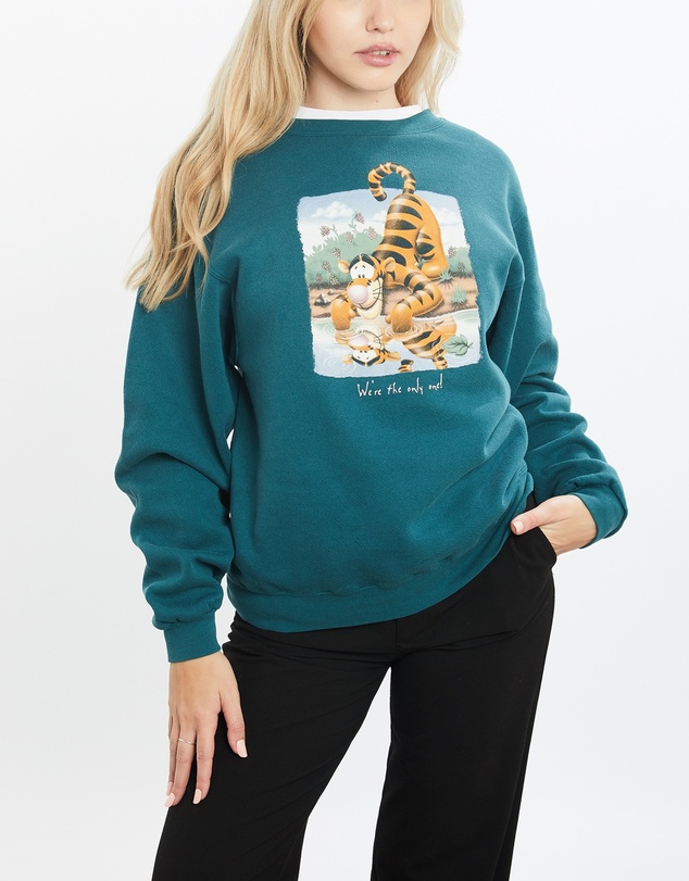 Vintage by The Real Deal - Pre Loved - Vintage 90s Disney Winnie The Pooh 'Tigger' Sweatshirt