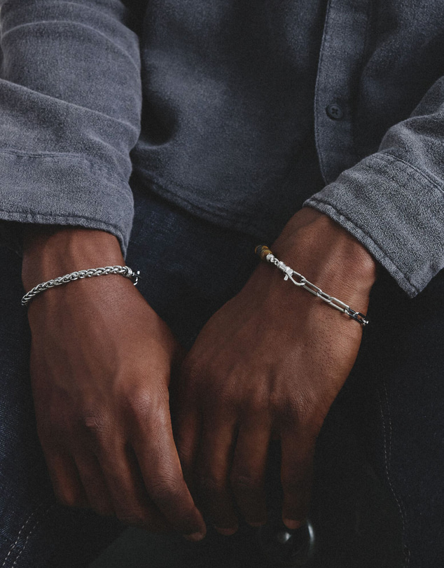 THOMAS SABO - Stainless Steel Adjustable Box Chain Bracelet 5mm