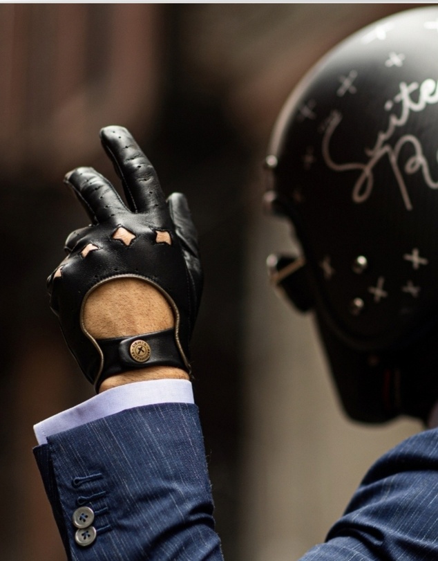 DENTS - The Suited Racer x Touchscreen Leather Driving Gloves Limited Ed